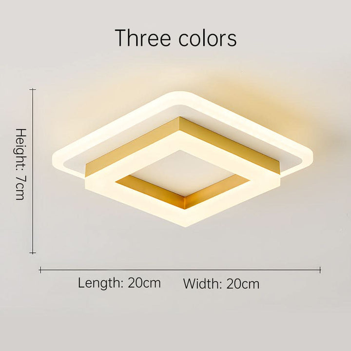 Kalsten | Square LED Ceiling Light for Modern Interiors