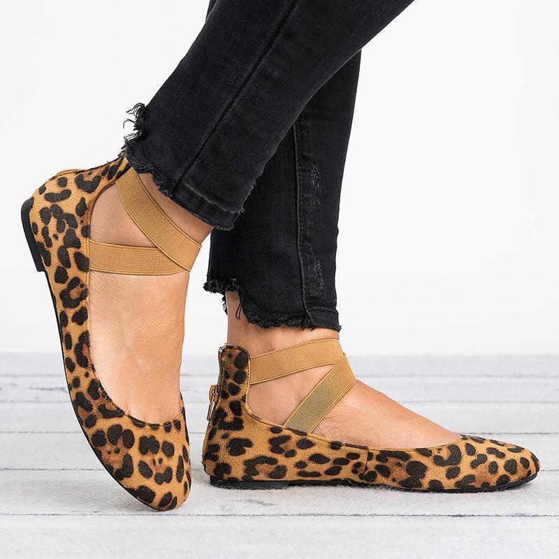 Kalsten | Women Pu Nubuck Flat Casual Ballerina Shoes