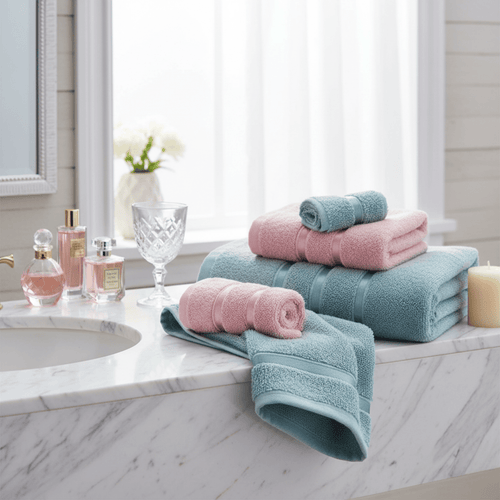 Premium Cotton Hand & Face Towel Set