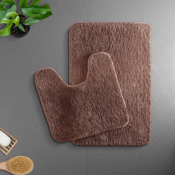 Kalsten | PlushHaven Bath Mat – Ultra Soft Microfiber Non-Slip Mat with Quick Water Absorption