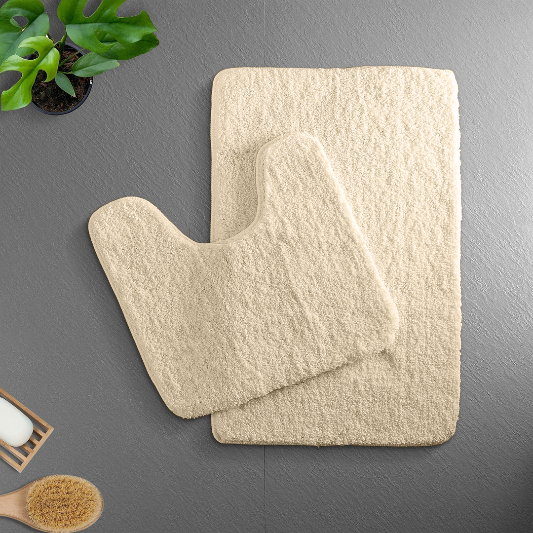 Kalsten | PlushHaven Bath Mat – Ultra Soft Microfiber Non-Slip Mat with Quick Water Absorption