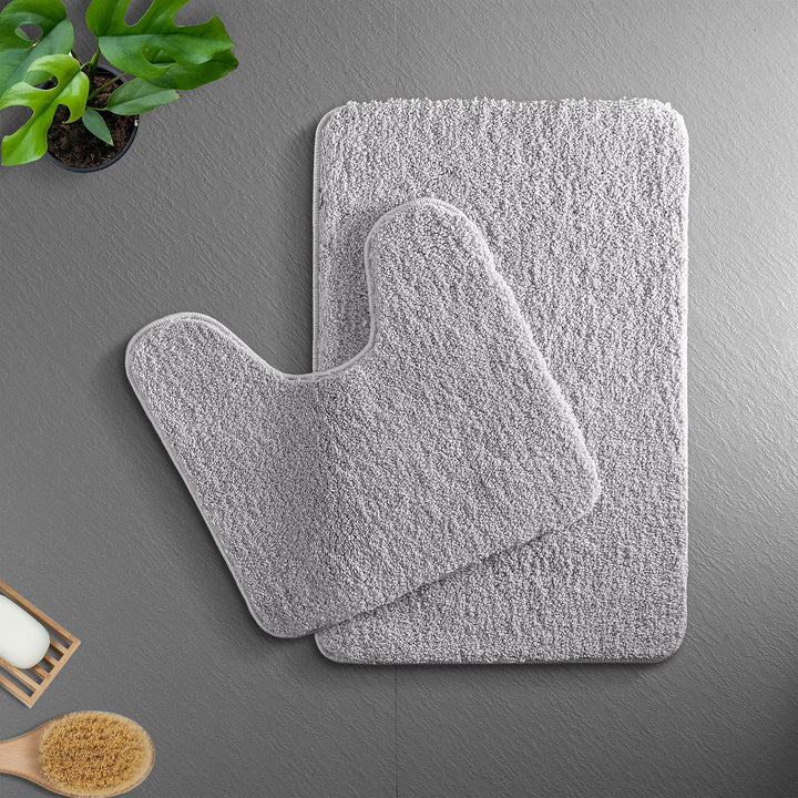 Kalsten | PlushHaven Bath Mat – Ultra Soft Microfiber Non-Slip Mat with Quick Water Absorption
