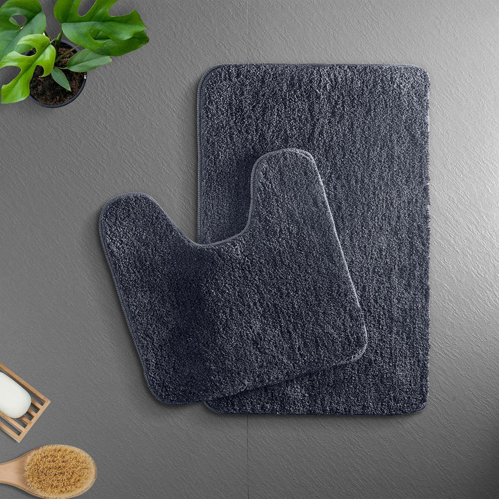 Kalsten | PlushHaven Bath Mat – Ultra Soft Microfiber Non-Slip Mat with Quick Water Absorption