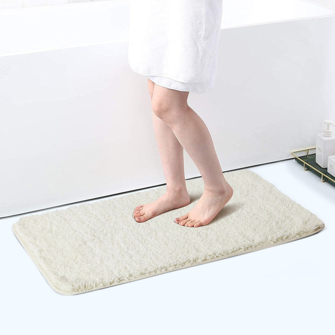 Kalsten | PlushHaven Bath Mat – Ultra Soft Microfiber Non-Slip Mat with Quick Water Absorption