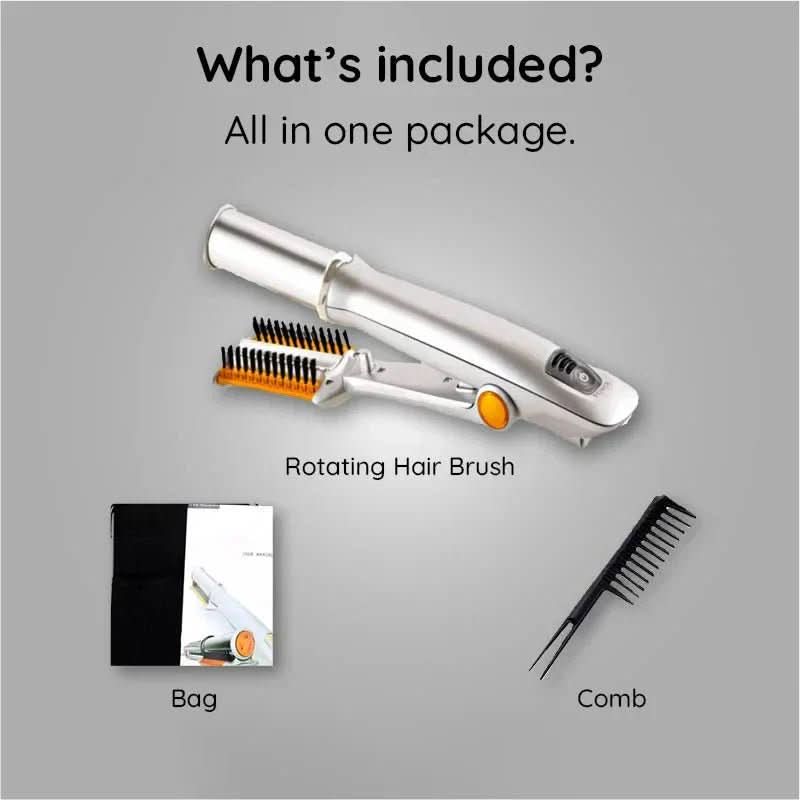 Kalsten | 2-in-1 Rotating Hair Brush for Styling and Smoothing