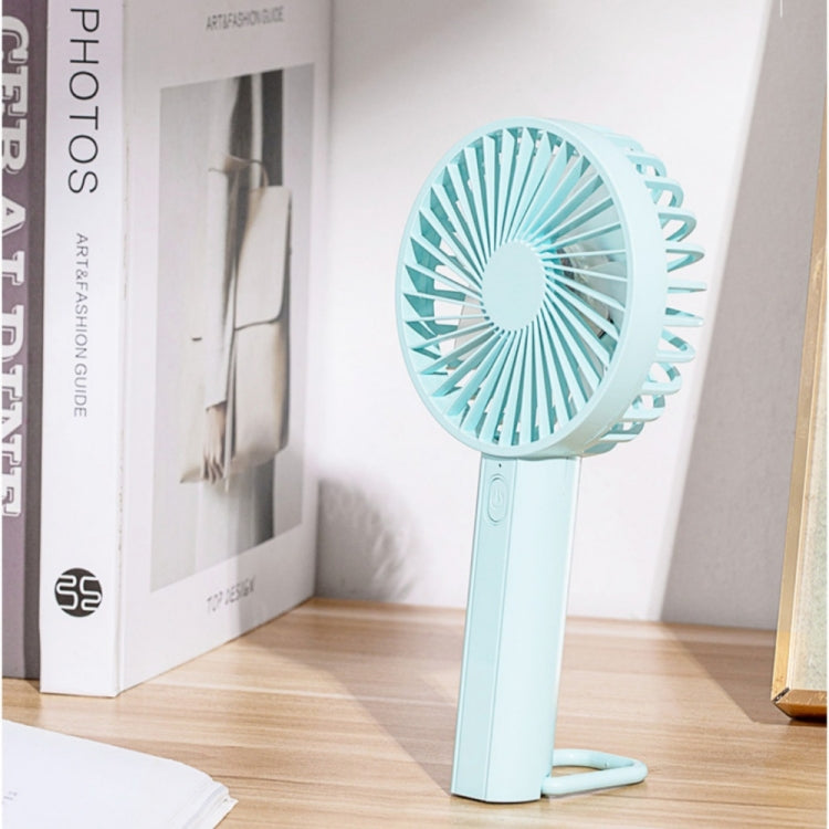 F35 With Hanging Hole Rechargeable Cooling Fan Powerful Handheld Fan 1200mAh Desk Fan(White) | Kalsten