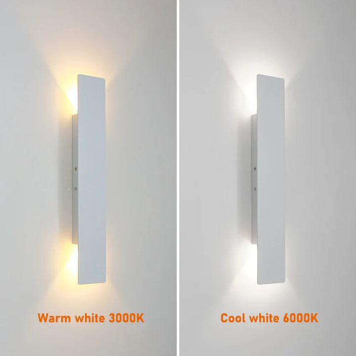 Modern LED Wall Lamp - Rectangular Bedroom Bedside Lights for Minimalist Indoor Lighting | Kalsten