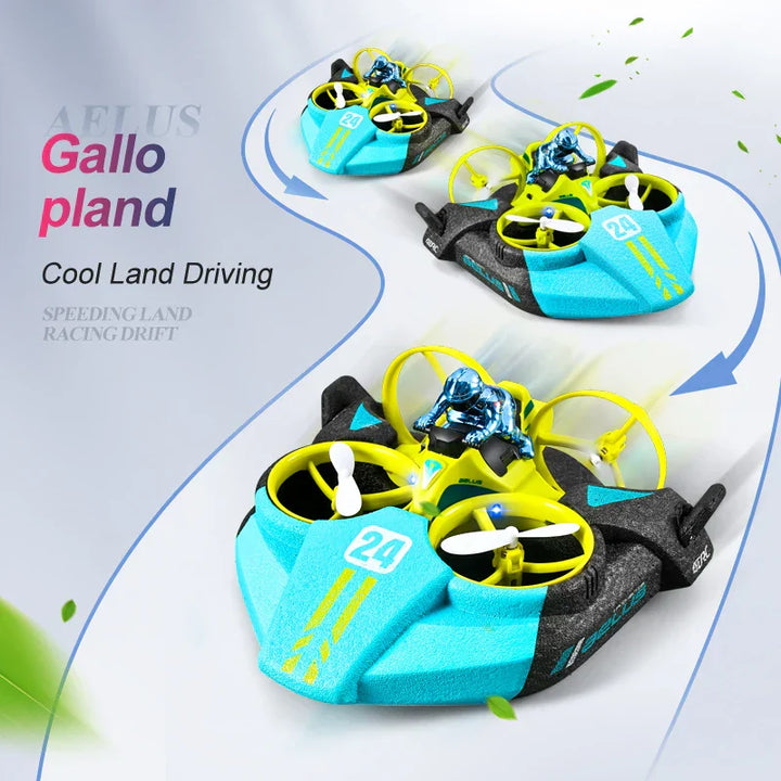 Kalsten | RC 3 in 1 Sea Land And Air Flying Boat Car Toy
