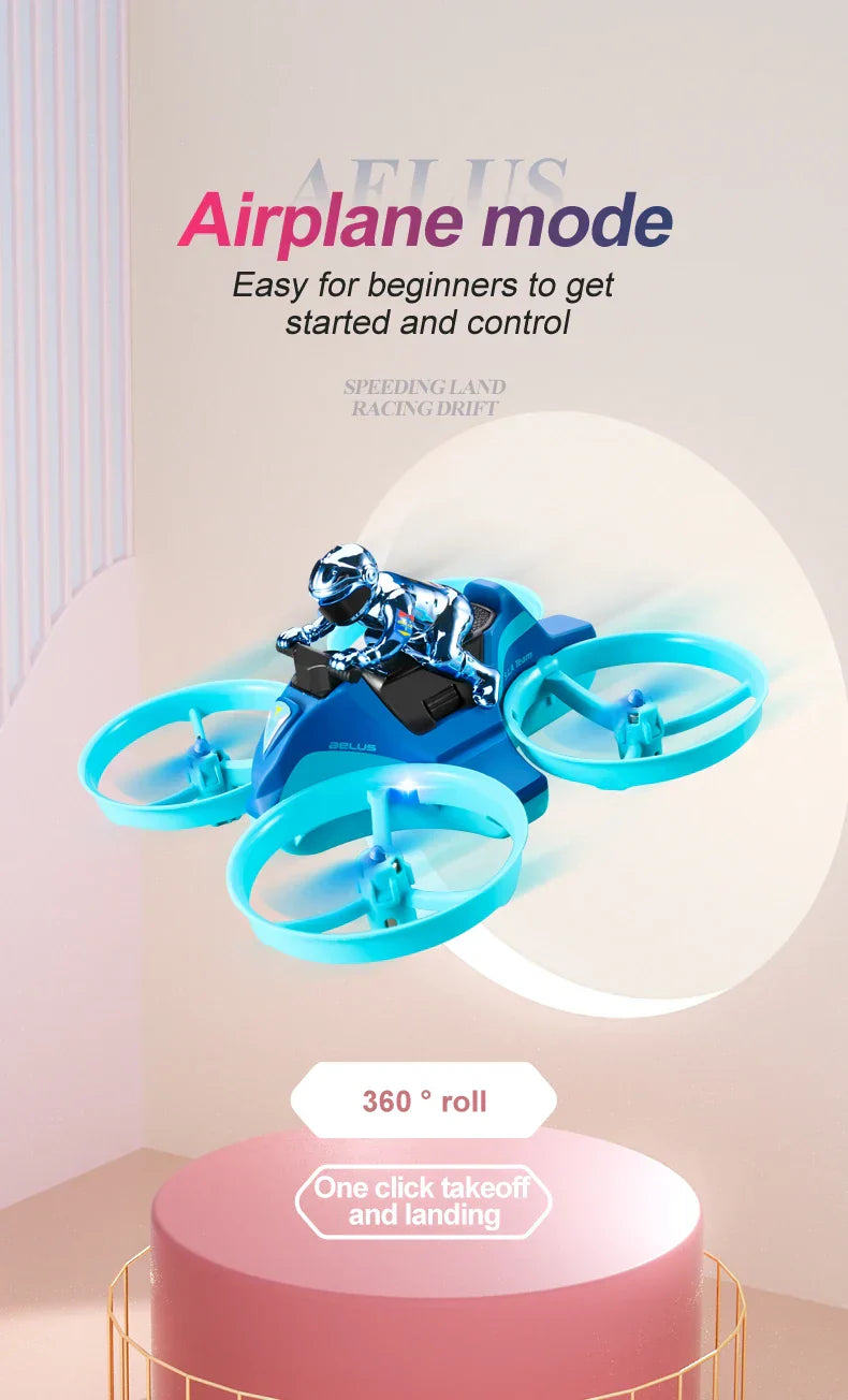 Kalsten | RC 3 in 1 Sea Land And Air Flying Boat Car Toy