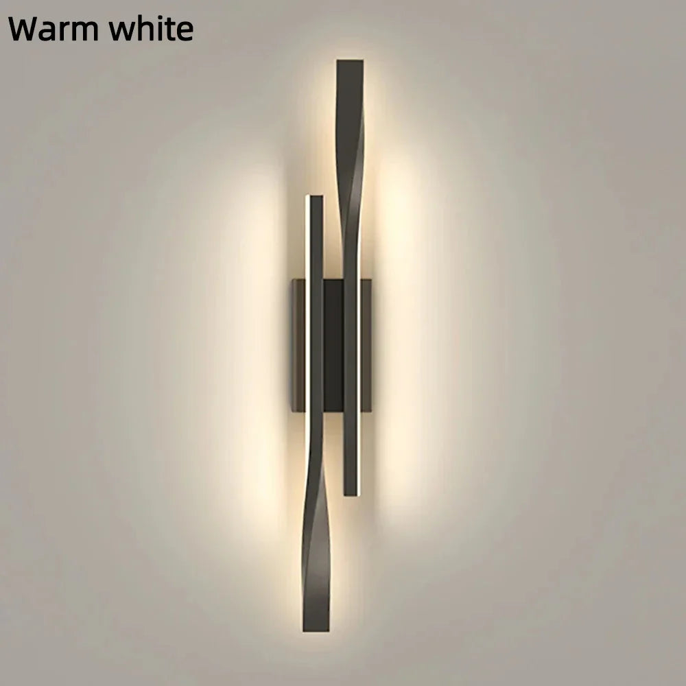 Modern LED Long Strip Wall Lamp – Luxury Creative Bedside & Living Room Light, Simple Nordic Design for Bedroom, TV Wall, and Interior Decoration | Kalsten