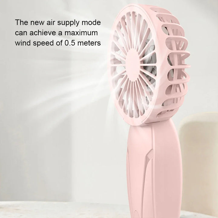 Portable Handheld Mini Fan – Lightweight ABS USB Rechargeable Pocket Fan for On-the-Go Cooling | Kalsten