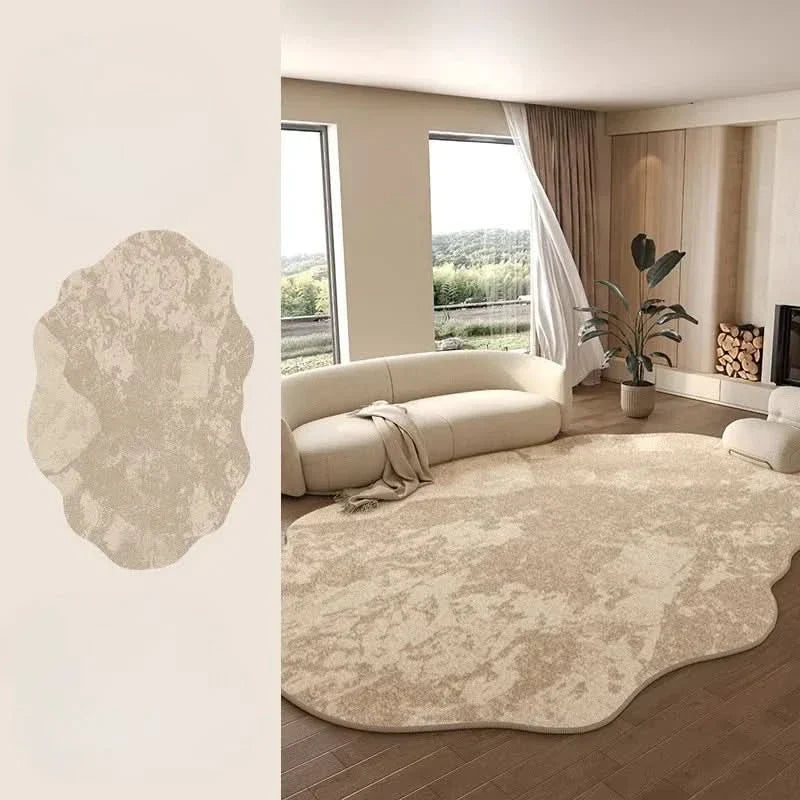 Noxord | Irregular Plush Washable Rug for Bedroom and Living Room