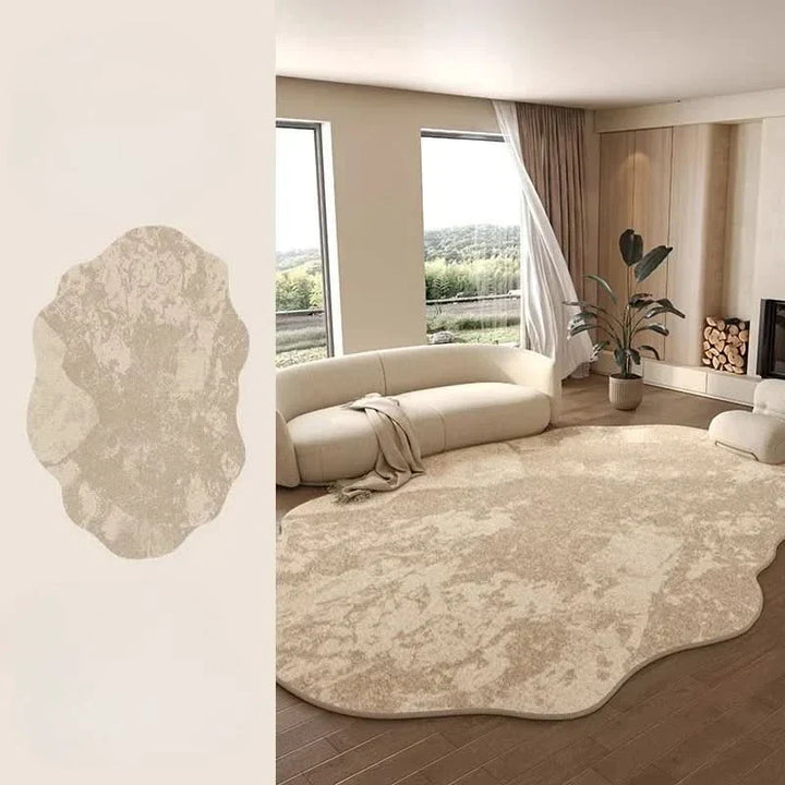 Noxord | Irregular Plush Washable Rug for Bedroom and Living Room