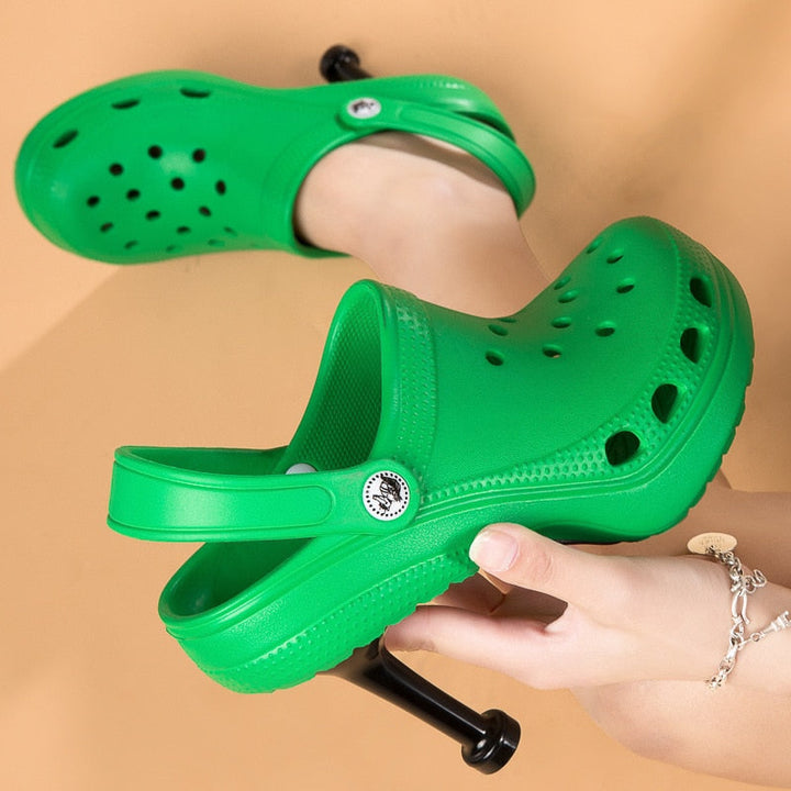 Kalsten | Non-Slip Beach Thick Soles High Heels Sandals