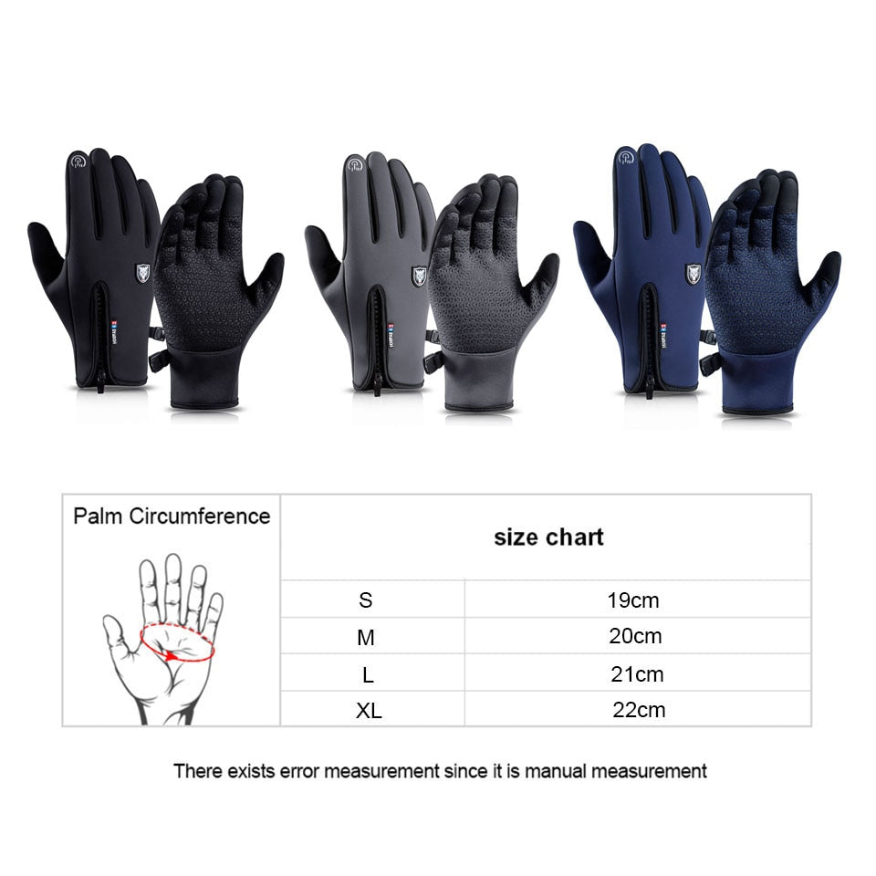 Winter Thermal Touchscreen Gloves – Waterproof