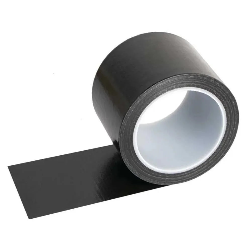 Kalsten | LederFixx Self-adhesive Leather Repair Tape | PU Material | Waterproof & Cuttable | 5 cm × 5/10/20 m & 10 cm × 10 m | Black