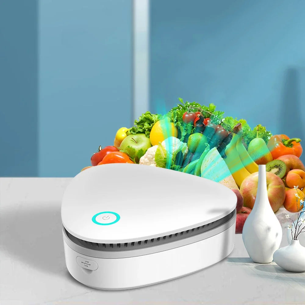 Kalsten | Mini Ozone Generator PureZone | Air Purifier & Sterilizer | Portable & USB Rechargeable | For Refrigerator, Car & Closet