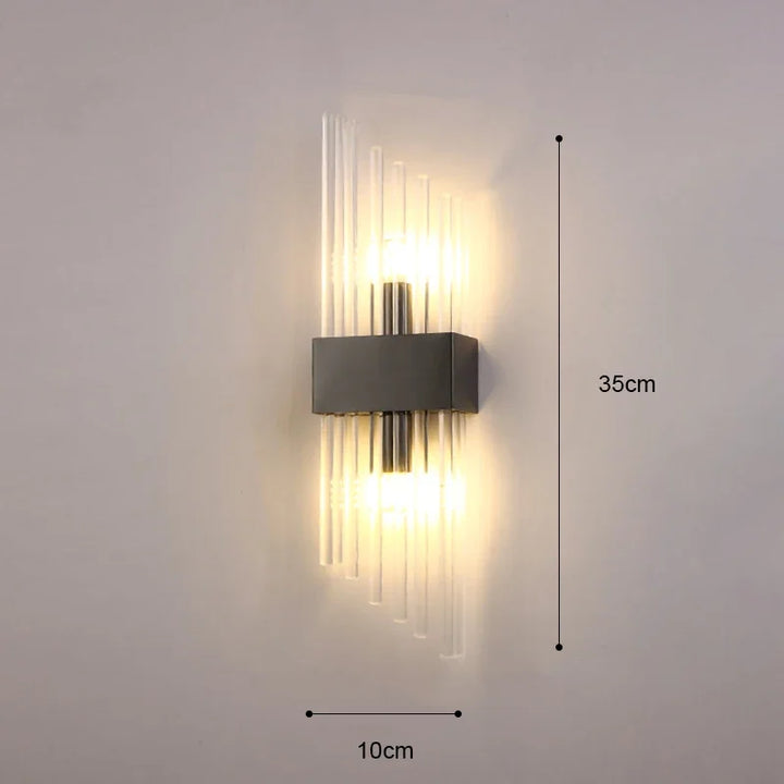 Light Luxury LED Wall Lamp - Modern Gold Wall Light for Living Room, Bedroom, Bedside, Stairs, Wall Sconce Home Decor | Kalsten