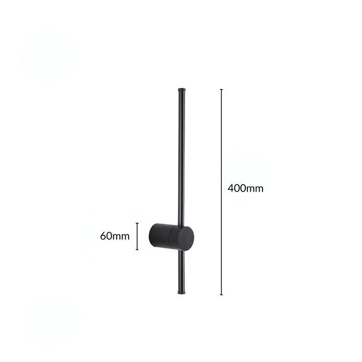 SaberStone | Stylish Black Satin Modern Wall Sconce Light Fixture | Kalsten