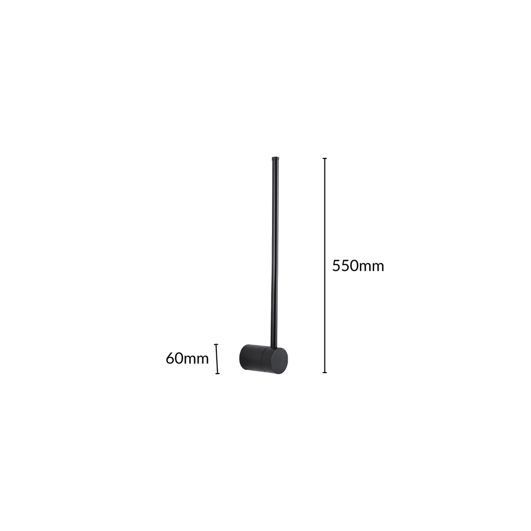 SaberStone | Stylish Black Satin Modern Wall Sconce Light Fixture | Kalsten