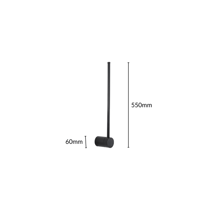 SaberStone | Stylish Black Satin Modern Wall Sconce Light Fixture | Kalsten