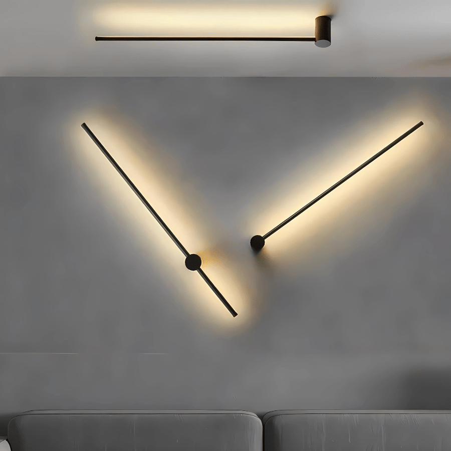 SaberStone | Stylish Black Satin Modern Wall Sconce Light Fixture | Kalsten