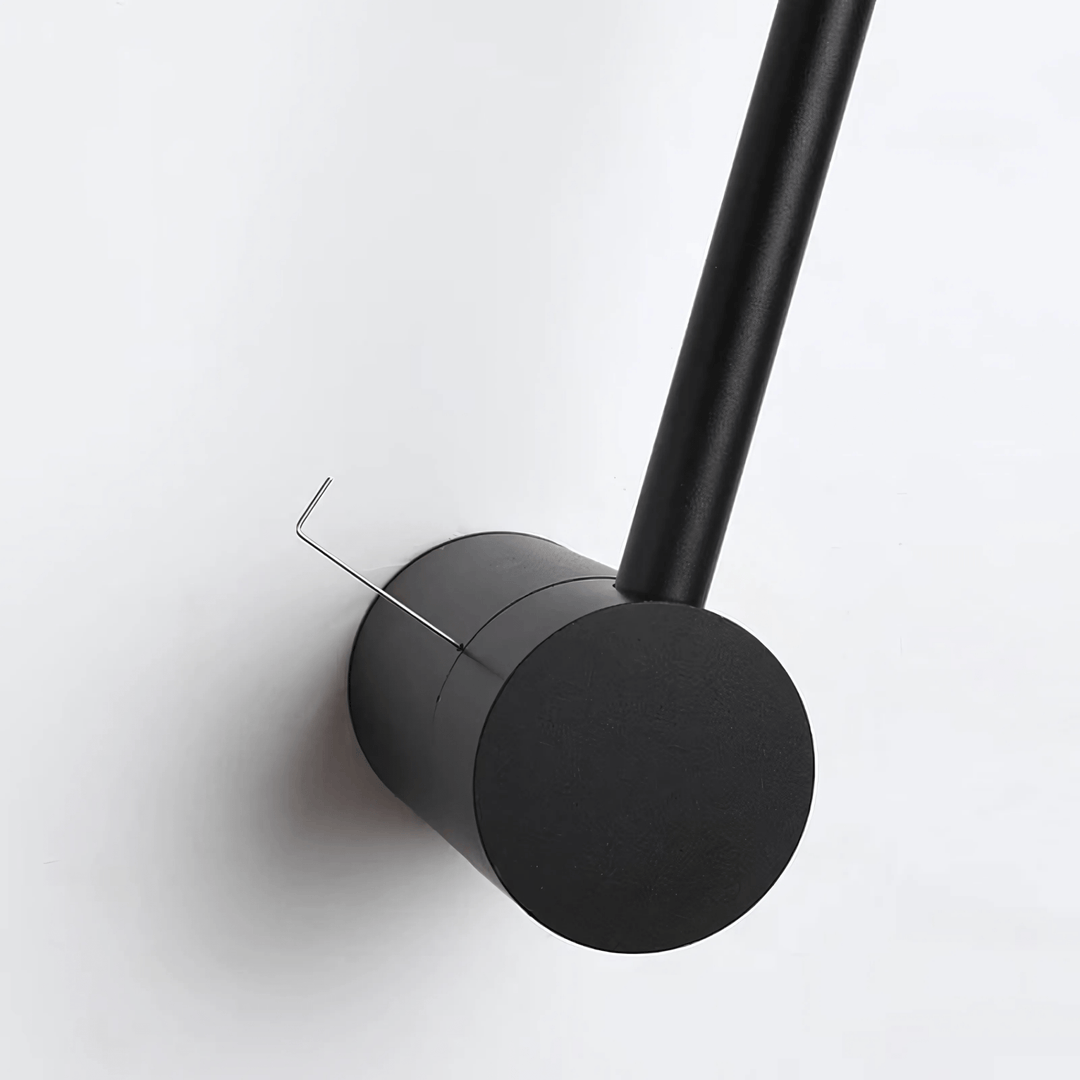 SaberStone | Stylish Black Satin Modern Wall Sconce Light Fixture | Kalsten