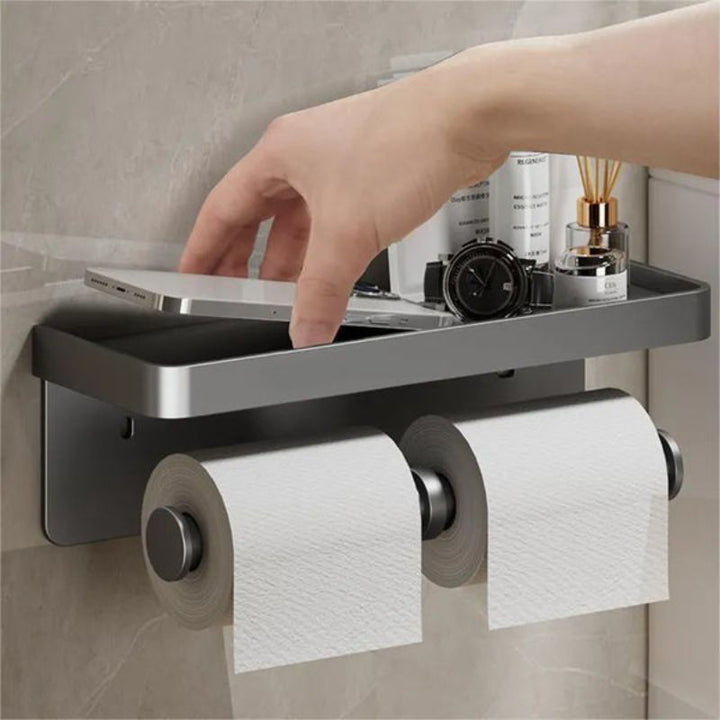 Saniflex Multifunctional Toilet Paper Holder – Modern Design and Practical Functionality | Kalsten