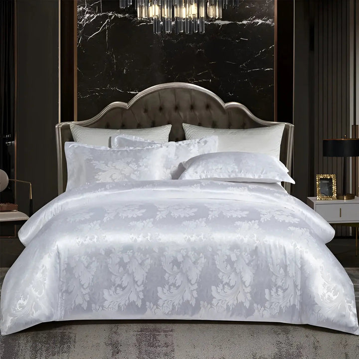 Kalsten | Chic Satin Jacquard Duvet Cover for Luxury Bedroom