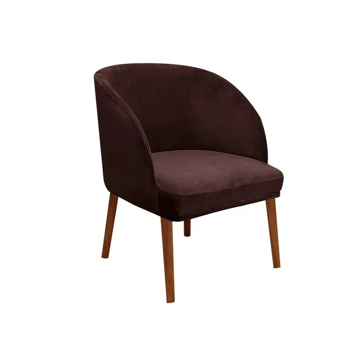Kalsten | Armchair Slipcover with Elastic Fit for Curved Armrest Dining Chairs