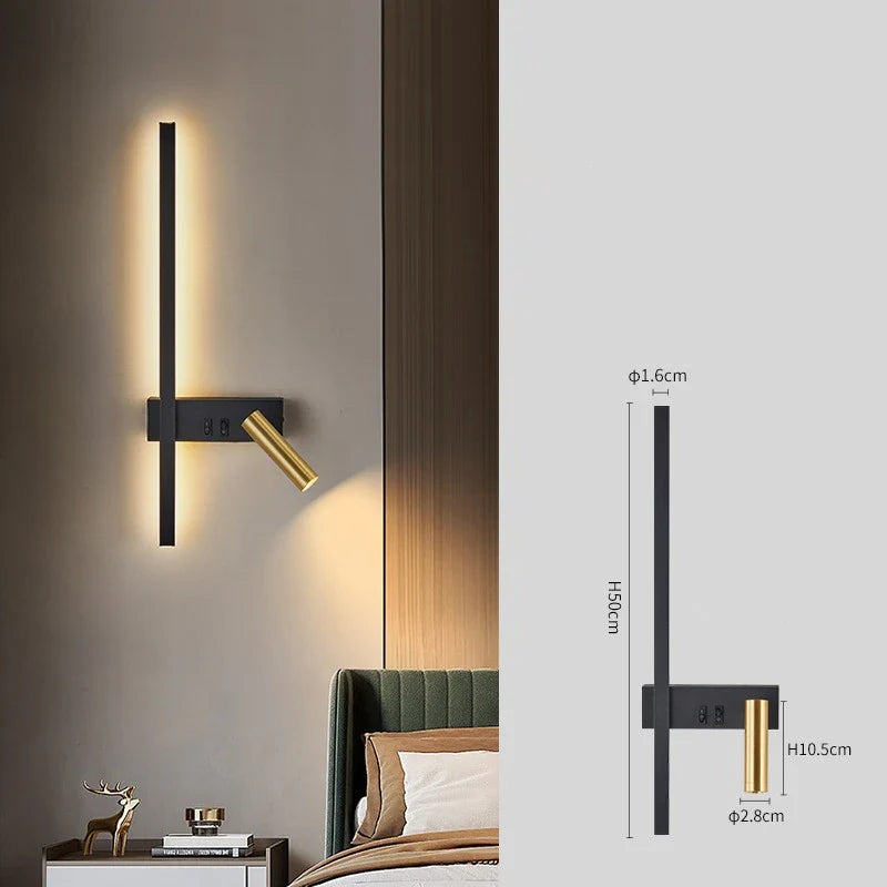 Modern LED Wall Lamp - Nordic Style for Creative Home Decor | Kalsten