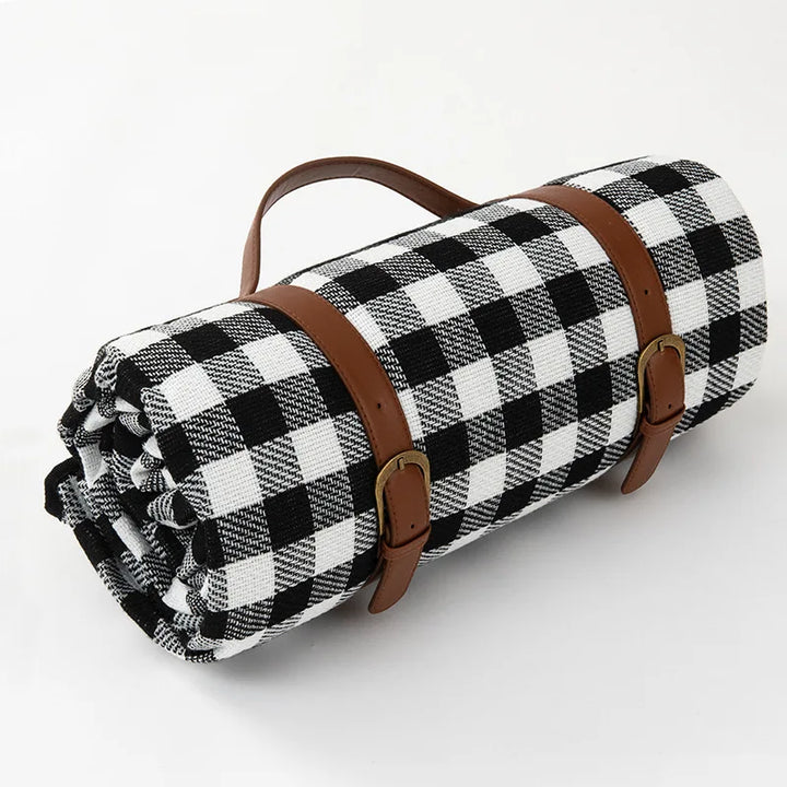 NovaPlaid | Waterproof Foldable Picnic Blanket with Carry Strap | Kalsten