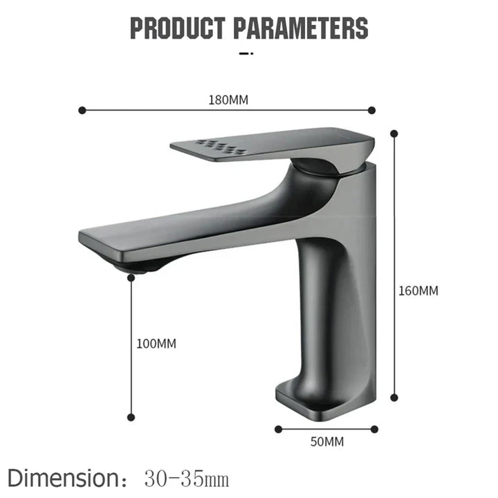 Elegant Bathroom Faucet - with Single Lever for Timeless Comfort Kalsten