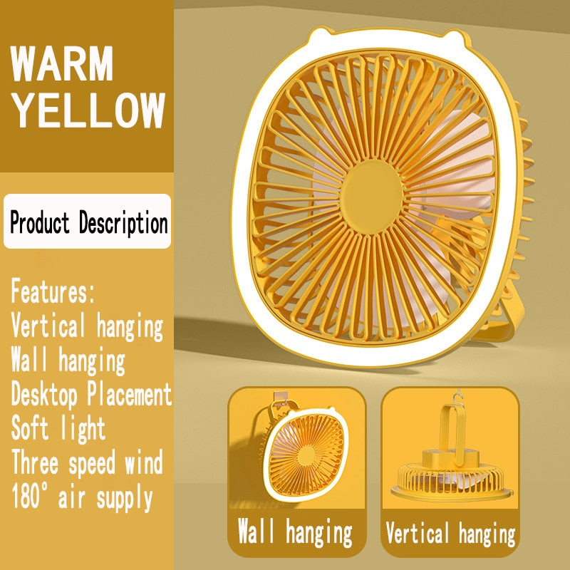Compact Easy Mini Night Lamp USB Air Cooler | Kalsten