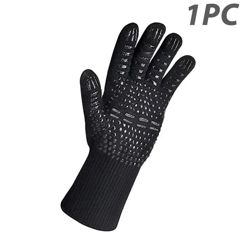 Noxord | ThermaGrip Heat Resistant Grill Glove | Silicone & Cotton | Non-slip & fireproof up to 800 °C | For Grill, Oven & BBQ | 1 Piece