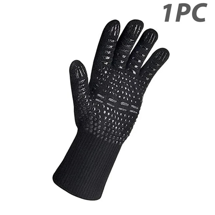 Noxord | ThermaGrip Heat Resistant Grill Glove | Silicone & Cotton | Non-slip & fireproof up to 800 °C | For Grill, Oven & BBQ | 1 Piece