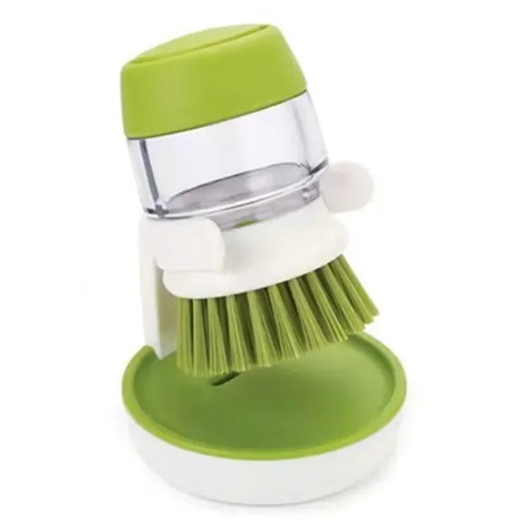 Dish brush with soap dispenser & holder | Eco-friendly plastic | Kalsten