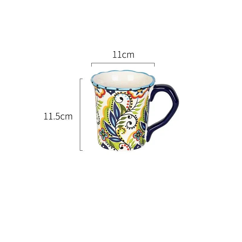 Bohemian Blossoms Coffee Mug | Kalsten