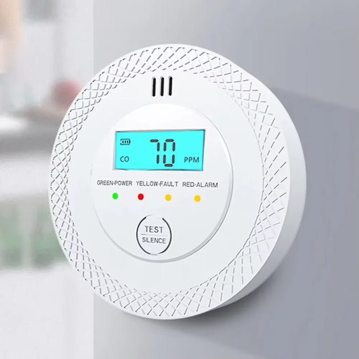 Kalsten | VeiligWoon CO and Smoke Detector – Wireless with LCD Screen and Alarm