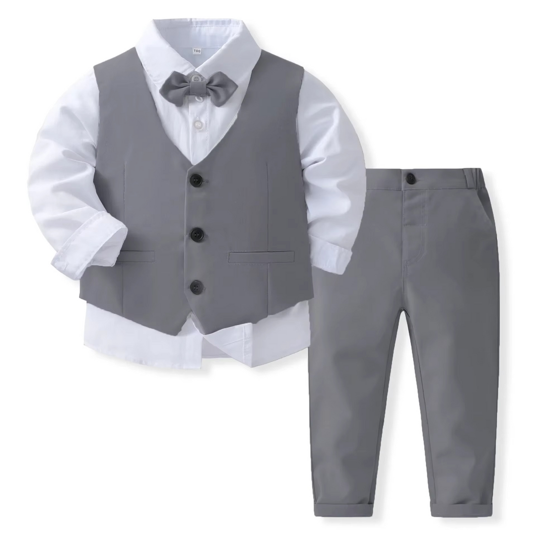 Kalsten | Boys Formal Cotton Outfit Set for Toddlers and Kids