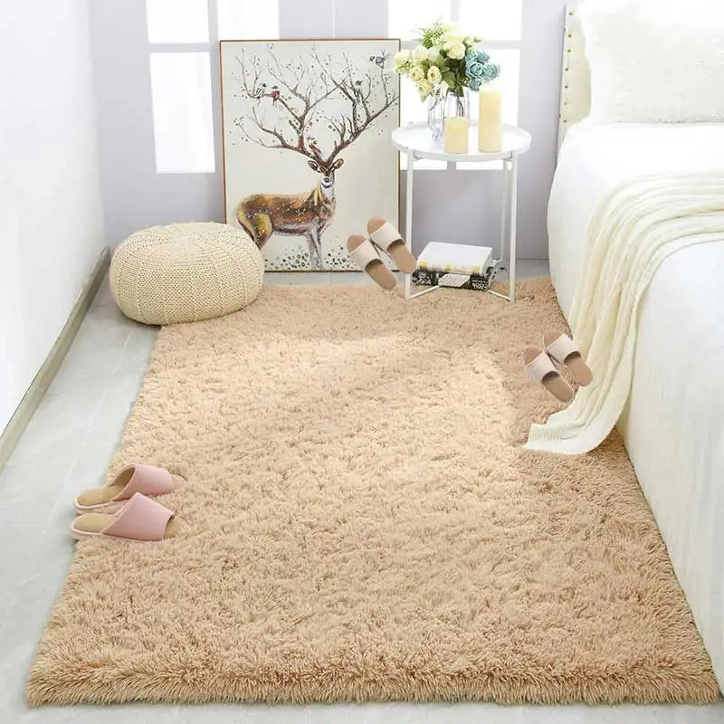 Kalsten | Fluffy Ultra Soft Non-Slip Rug with Memory Foam Cushion