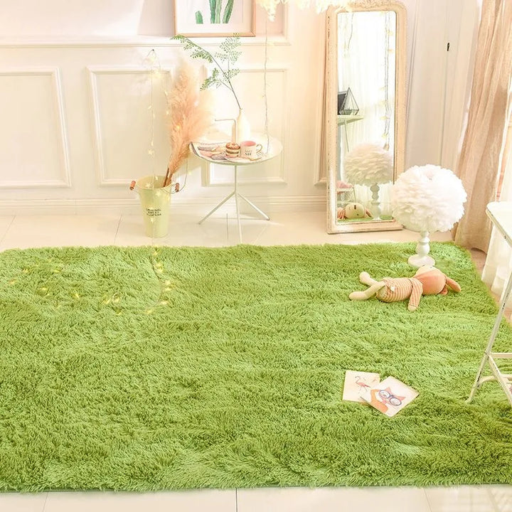 Kalsten | Fluffy Ultra Soft Non-Slip Rug with Memory Foam Cushion