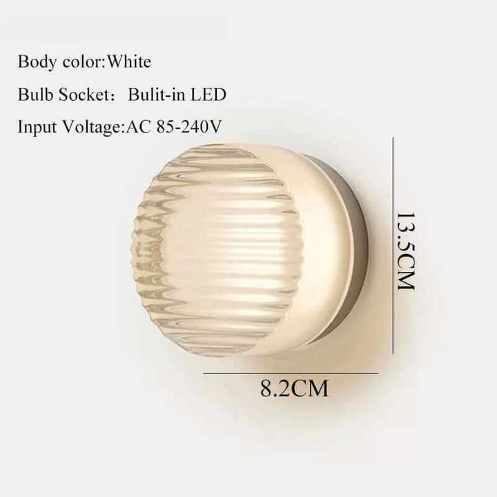 Kalsten | Futuristic and unique solid Plexiglass wall lamp