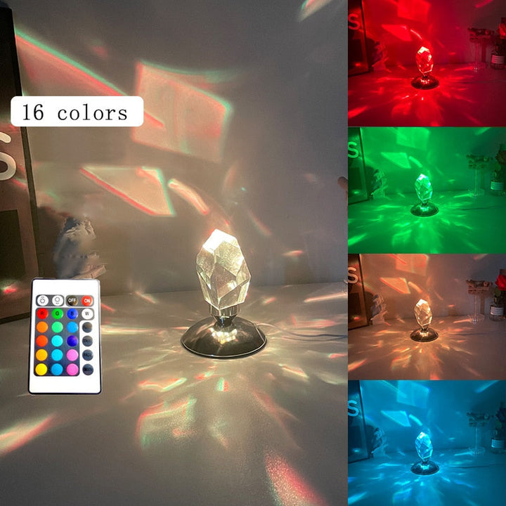 Luxury Crystal Stone Atmosphere Lamp | Kalsten