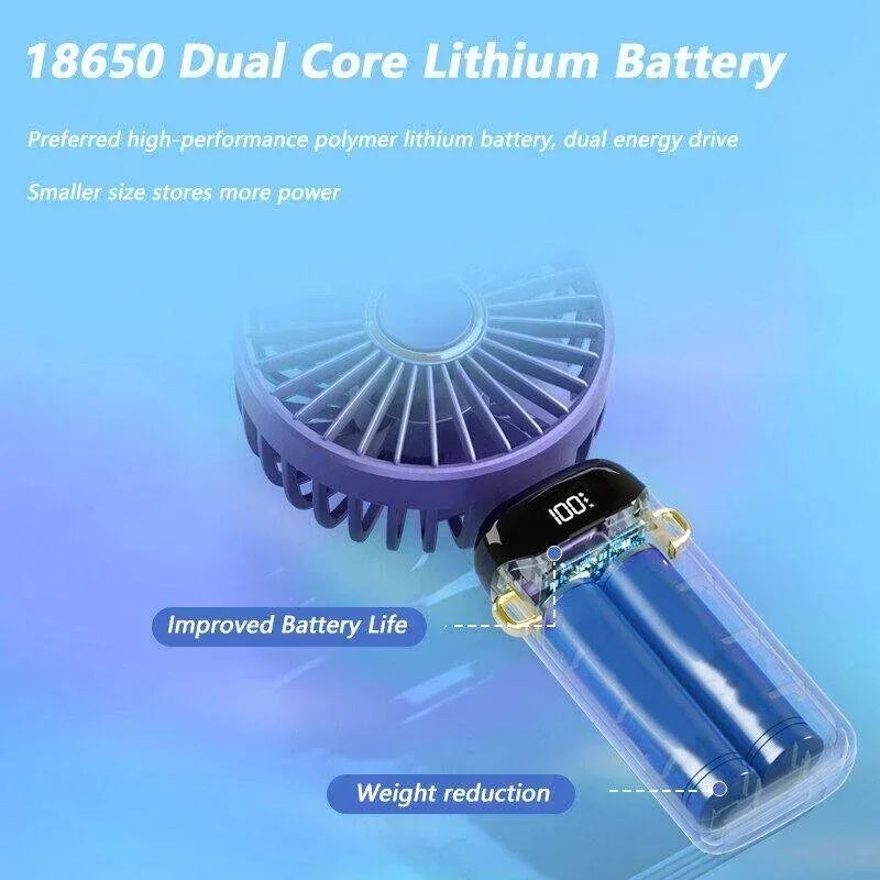 Portable Electric Fan and Mini Air Conditioner – Rechargeable Neck Fans for Home, USB and Handheld | Kalsten