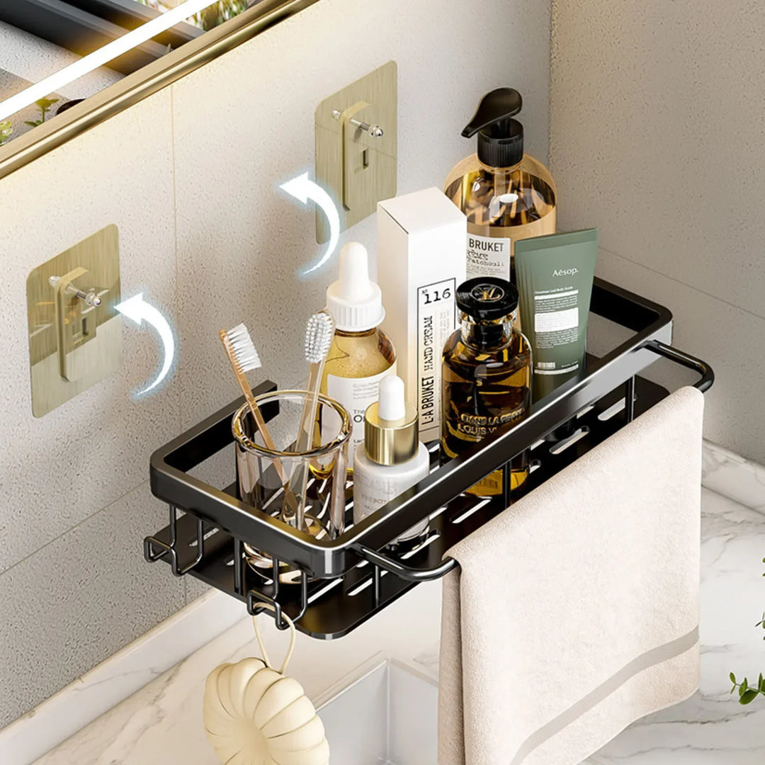 Shower shelf without drilling aluminum | Kalsten