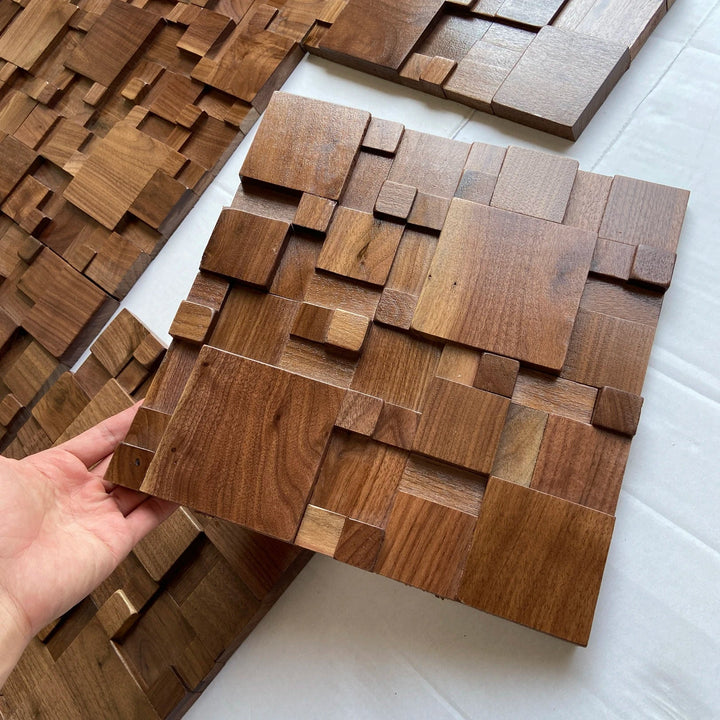 Kalsten | Mosaic Wall Panels Solid Wood and Sound-Absorbing Decor
