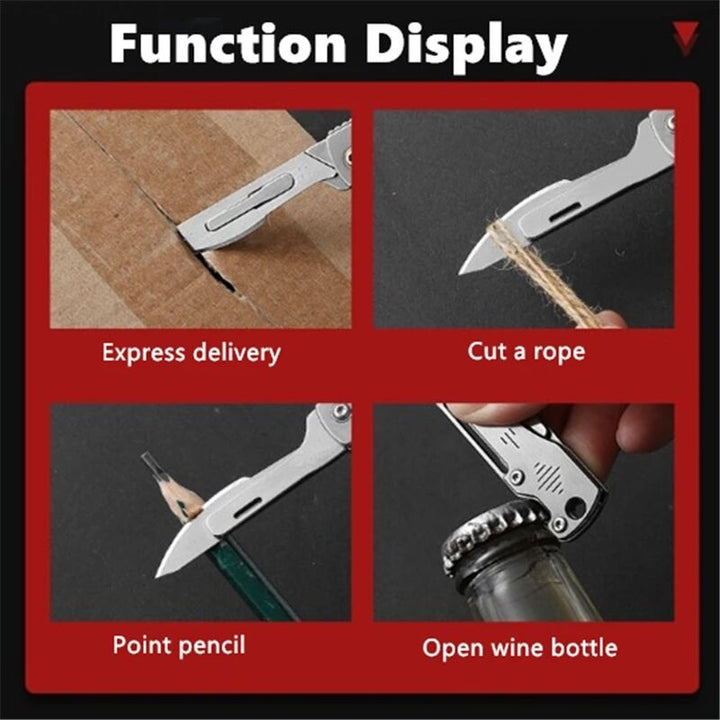 Kalsten | Stainless Steel Camping Master Folding Multifunctional Knife