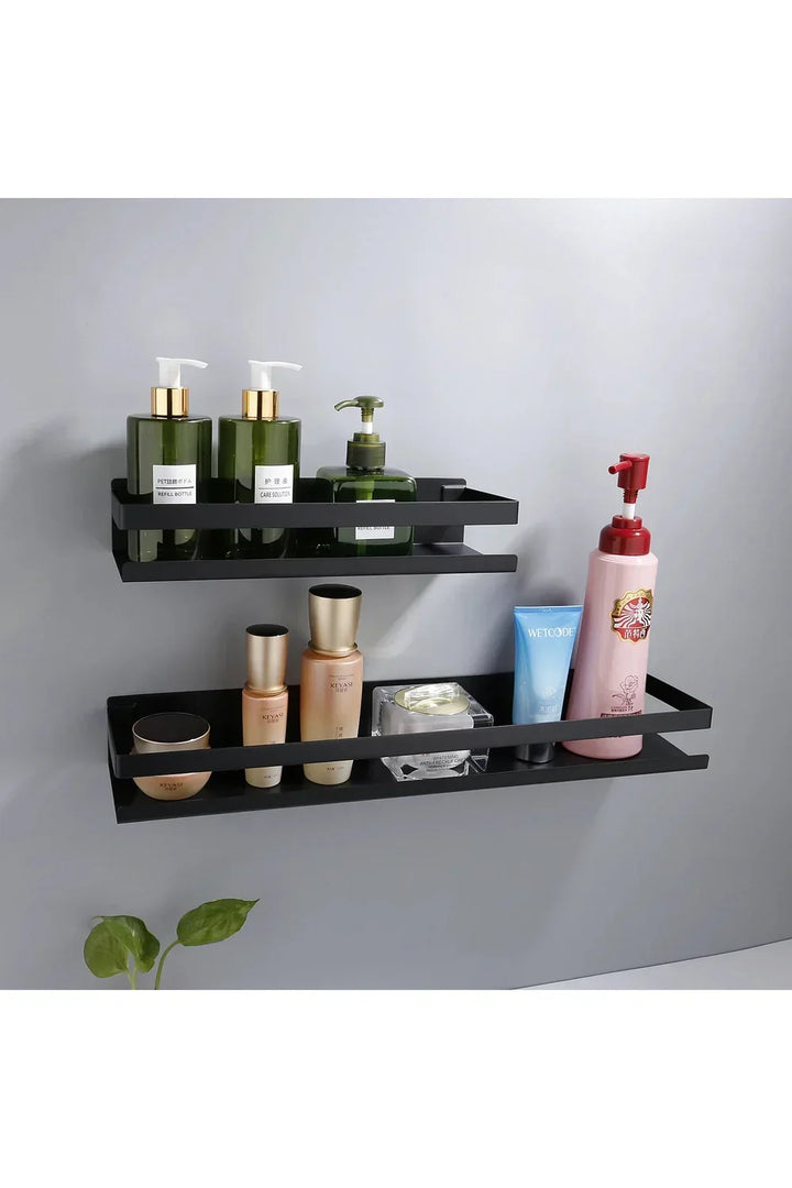 Kalsten | Modern black floating shelves