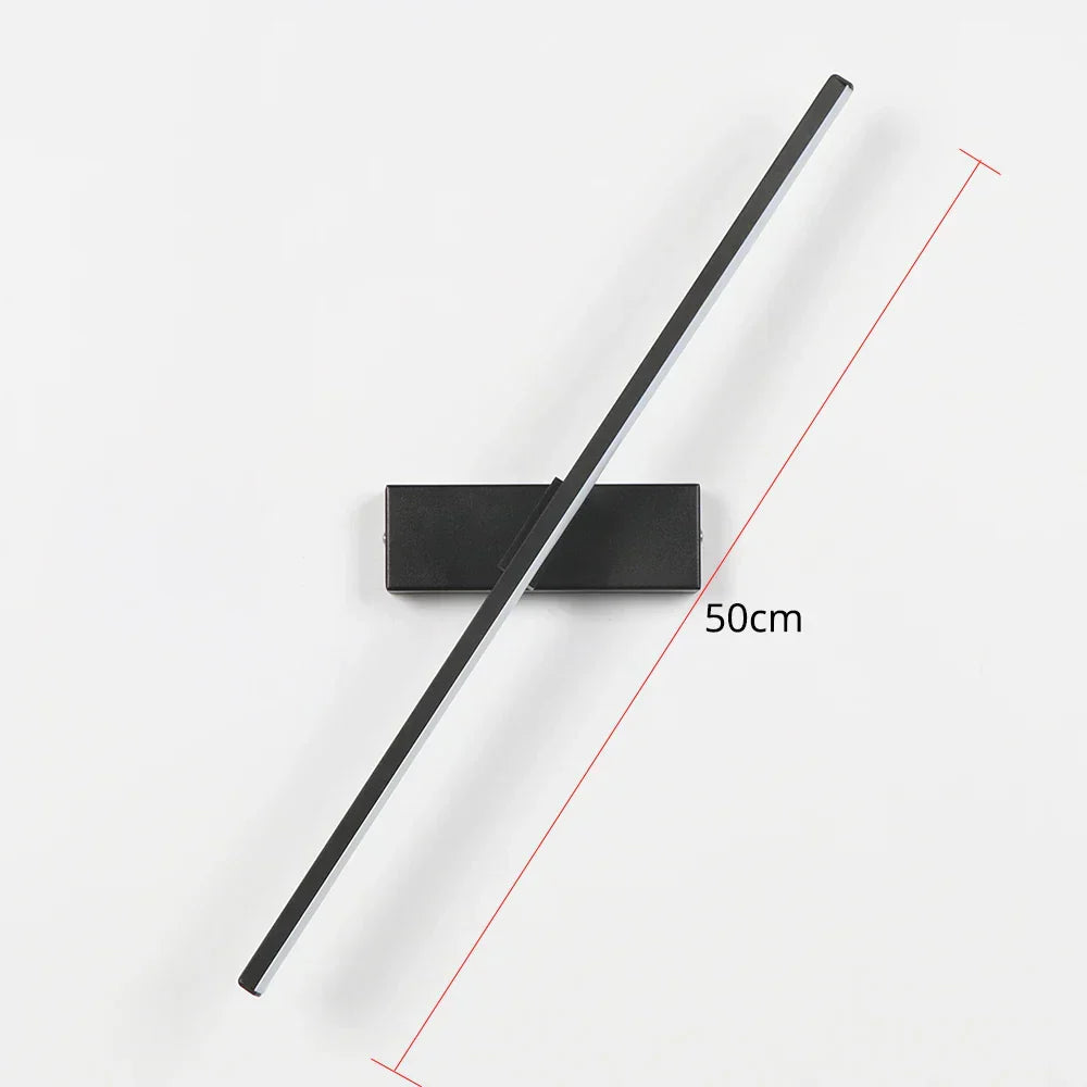 Kalsten | Modern rotating bedroom bedside wall lamp - Adjustable LED wall lamp socket